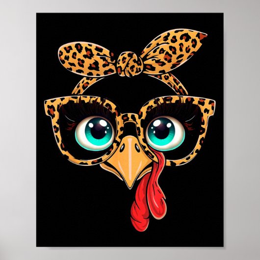 Vintage Cat Gift Store Leopard Print Thanksgiving  (Voorkant)