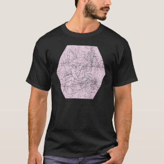 Vintage Cat Head Minimalist Line Nfts For Cat T-shirt