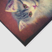 Vintage cat illustration art nouveau elegant tissuepapier (Detail)