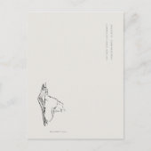 Vintage Cat Illustration/ Dark Academia Briefkaart (Voorkant)