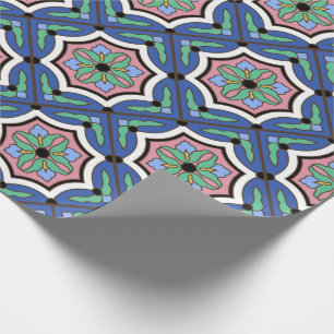 Vintage Catalina Island Tile Cadeaupapier