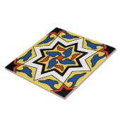 Vintage Catalina Island Tile Design Tegeltje (Zijkant)