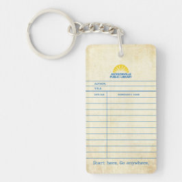 Vintage Catalog Card Sleutelhanger