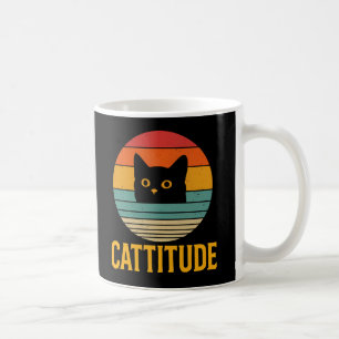 Vintage Cattitude Kat  Koffiemok