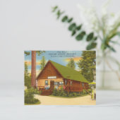 Vintage Cedar Crest, Californië Briefkaart (Staand voorkant)