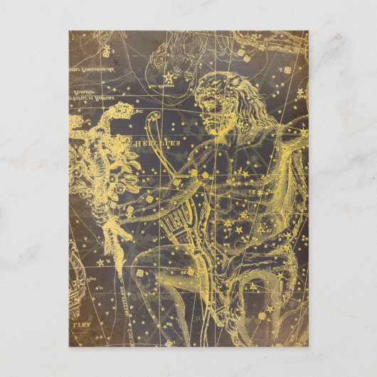 Vintage Celesstial Archer Briefkaart (Voorkant)