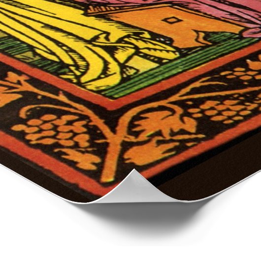 Vintage Celestial, Astronomer Claudius Ptolemy Poster (Hoek)