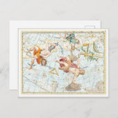 Vintage Celestial Atlas Constellations Briefkaart (Voorkant / Achterkant)