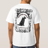 Vintage Celestial hondposter Semper Fidelis T-shirt (Achterkant)