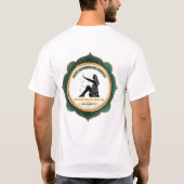 Vintage Celestial Maagd Zodiac Poster T-shirt (Achterkant)