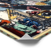 Vintage Celestial Map Cetus Aquarius Andromeda Poster (Hoek)