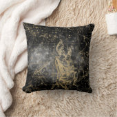 Vintage Celestial Star Map Background Kussen (Deken)