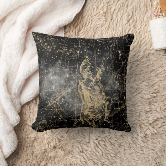 Vintage Celestial Star Map Background Kussen (Deken)