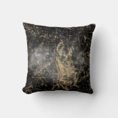 Vintage Celestial Star Map Background Kussen (Voorkant)