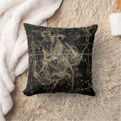Vintage Celestial Star Map Background Kussen (Deken)