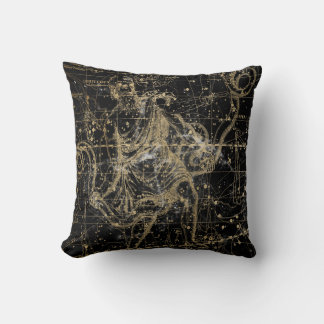 Vintage Celestial Star Map Background Kussen