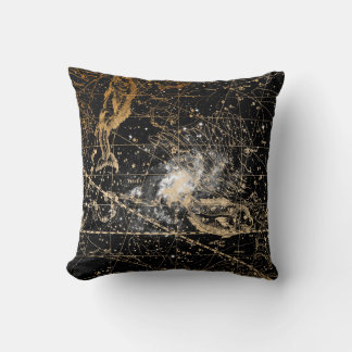 Vintage Celestial Star Map Background Kussen