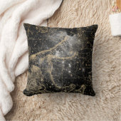 Vintage Celestial Star Map Background Kussen (Deken)