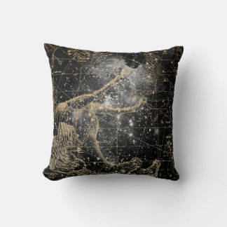 Vintage Celestial Star Map Background Kussen
