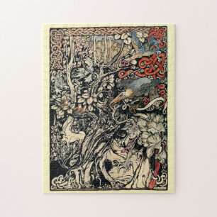 Vintage Celtic Fairy Tales Creatures van Rackham Legpuzzel