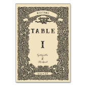 Vintage Celtic Knot Dragon Crest Wedding Kaart (Voorkant)