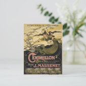 Vintage Cendrillon Cinderella French Opera Paris Briefkaart (Staand voorkant)