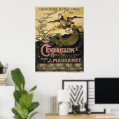 Vintage Cendrillon Cinderella French Opera Paris Poster (Thuiskantoor)