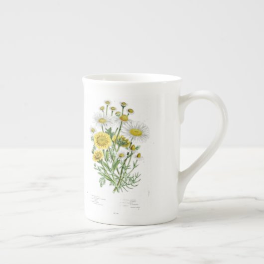 Vintage Chamomile Porselein Kop (Rechts)