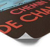 Vintage Chamonix Montenvers Reisposter Print (Hoek)