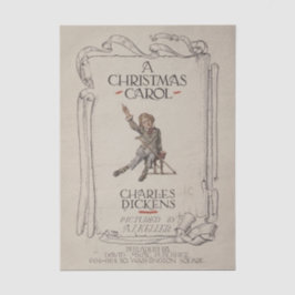 Vintage Charles Dickens A Christmas Carol Tissuepa Tissuepapier