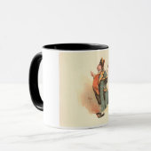 Vintage Charles Dickens Oliver Twist Mr Bumble Mok (Voorkant links)