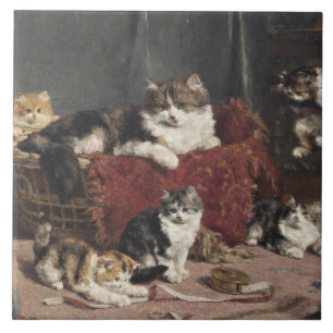 Vintage Charles Van den Eycken Playtime Tegeltje