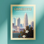 Vintage Charlotte North Carolina Briefkaart