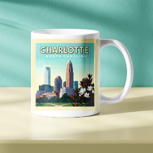 Vintage Charlotte North Carolina Koffiemok