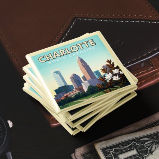 Vintage Charlotte North Carolina Magneet