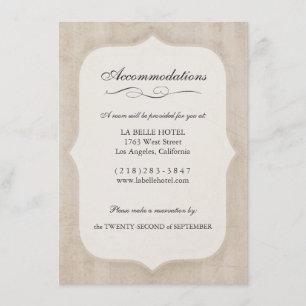 Vintage Charm Cream Monogram Trouw Bijlage
