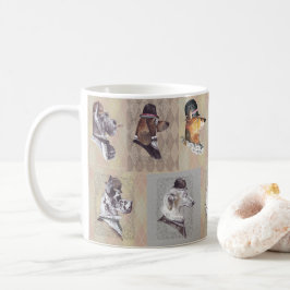 🐾 Vintage Charm of “The Gentleman Dogs”! 🐾 Koffiemok