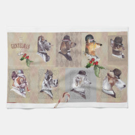 🐾 Vintage Charm of “The Gentleman Dogs”! 🐾 Theedoek