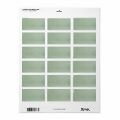 Vintage Charm Sage Green Stickers (Full Sheet)