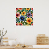 vintage charme KUNST Poster (Keuken)