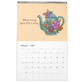 Vintage Charme Retro Nostalgie Kalender (Feb 2027)