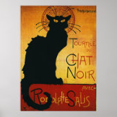 Vintage Chat Noir Poster (Voorkant)