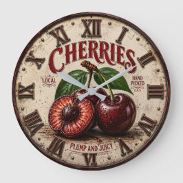 Vintage Cherries Rustic Farm Fresh Fruit Market Grote Klok