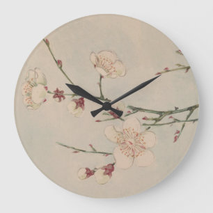 Vintage cherry blossom filialen  grote klok