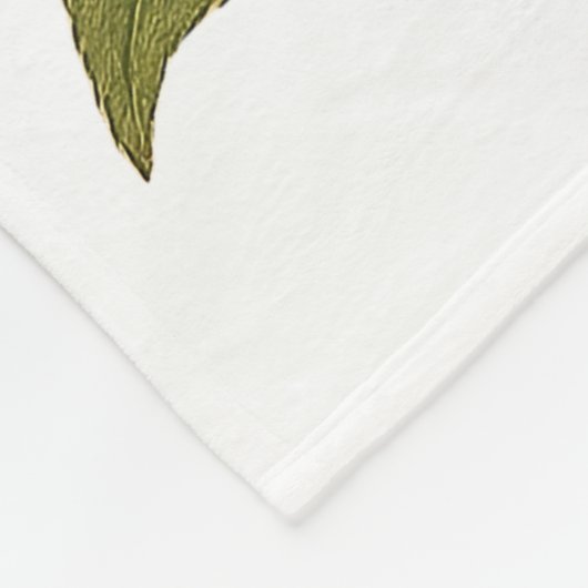 Vintage Cherry Blossom Fleece Blanket | Soft (Hoek)