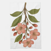 Vintage Cherry Blossom Theedoek (Verticaal)
