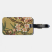 Vintage Cherry Blossoms Asian Japanese Flowers Bagagelabel (Achterkant horizontaal)