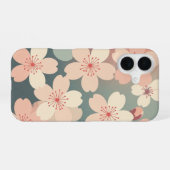 Vintage Cherry Blossoms iPhone 16 Hoesje (Achterkant horizontaal)