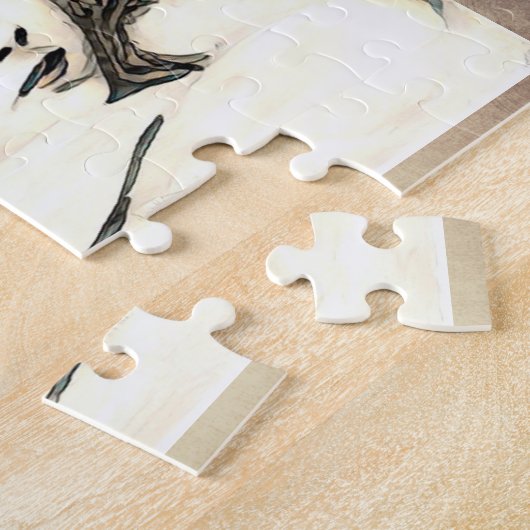 Vintage Cherub Angel Legpuzzel (Zijkant)