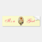 Vintage Cherub Bumpersticker (Voorkant)